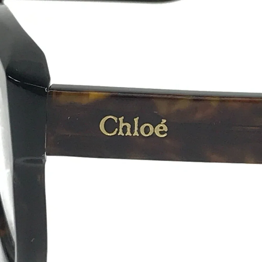 Chloe Eyeglasses Frames CH0152O 002 Dark Tortoise Round Full Rim 53-17-145